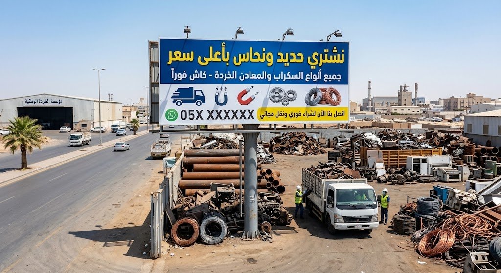 شراء سكراب الدمام | شركة سوق السكراب | نشتري حديد ونحاس بأعلى سعر